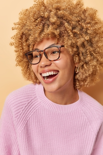 Young woman smiling